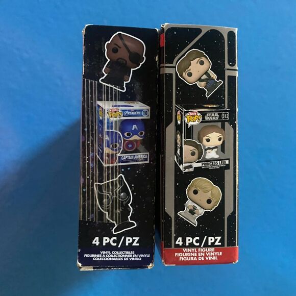 Funko Bitty Pop! Two 4-Pack – Star Wars & Marvel Infinity Saga (2 Mystery Pops) - Picture 4 of 6